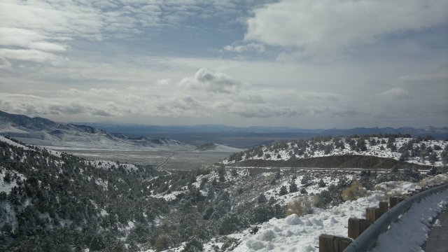 looking back to gabbs valley, from brunton pass road (highway 844)