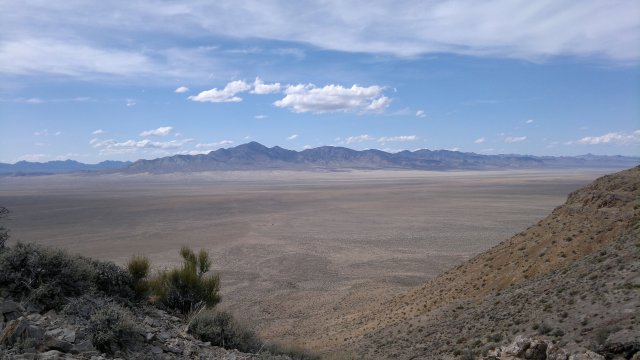 railroad valley, as seen from hills above mine
