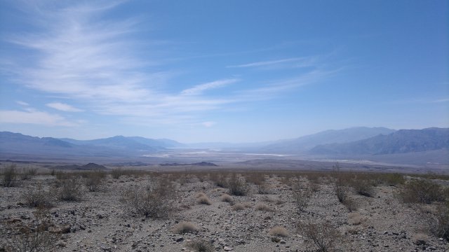 death valley, as seen from daylight pass road