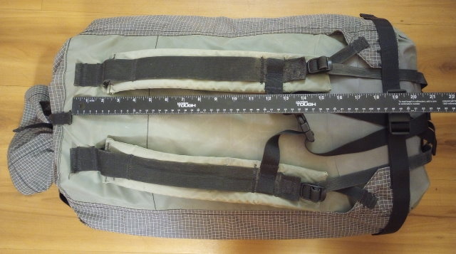 example of double straps on backpack