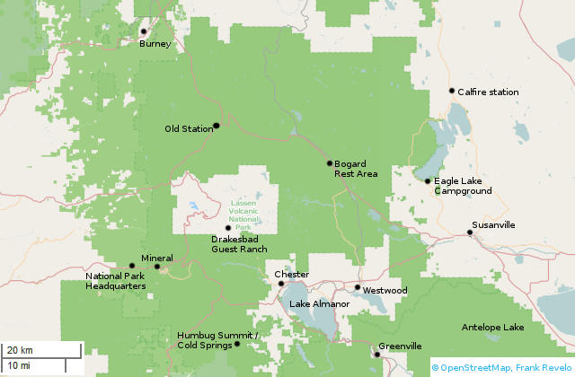 overview of lassen area