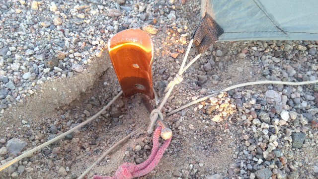 sand stake usage