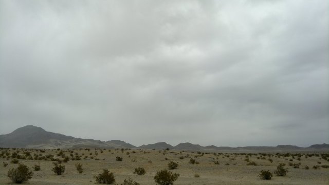 just before rain begins