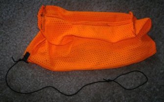orange hat cover alone